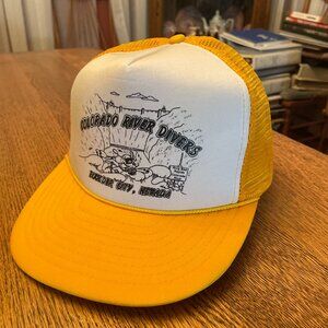 Men's Vintage Colorado River Divers Boulder City NV Snapback Trucker Hat Cap